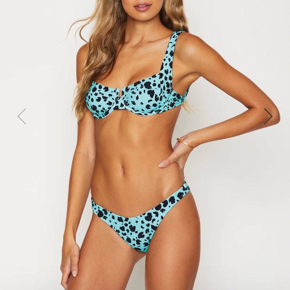 Beach bunny karter bikini set leopard